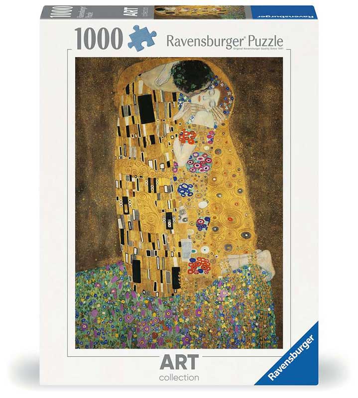 Puzzle Ravensburger Art 1000 delova -  Gustav Klimt Poljubac
