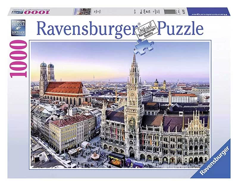 Puzzle 1000 delova Minhen - Ravensburger 19426