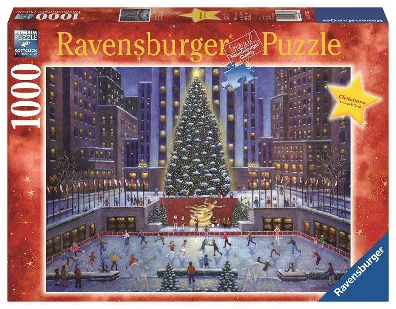 Puzzle 1000 delova - Božić u Njujorku - Ravensburger 19563