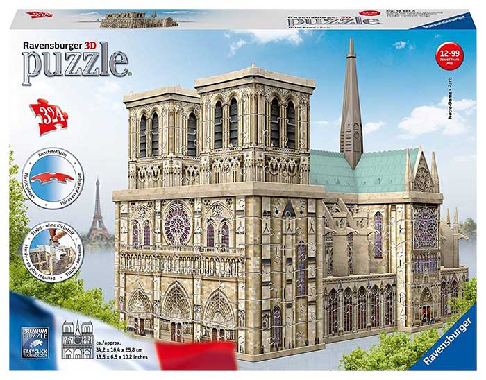 Ravensburger 3D Puzle Notr Dam u Parizu 12523
