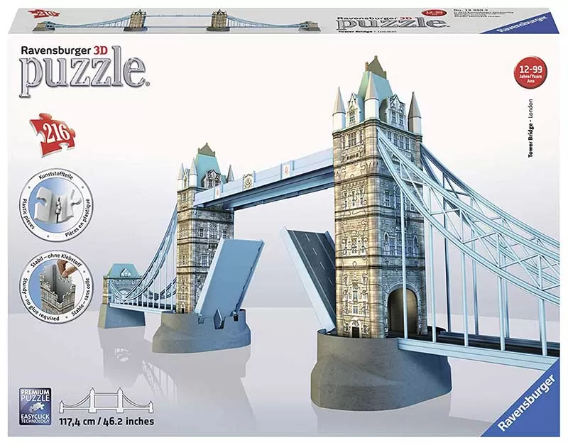 Ravensburger 3D Puzle Tauer Bridž u Londonu 12559