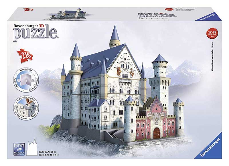 Ravensburger 3D Puzle Zamak Nojšvajnštajn 12573
