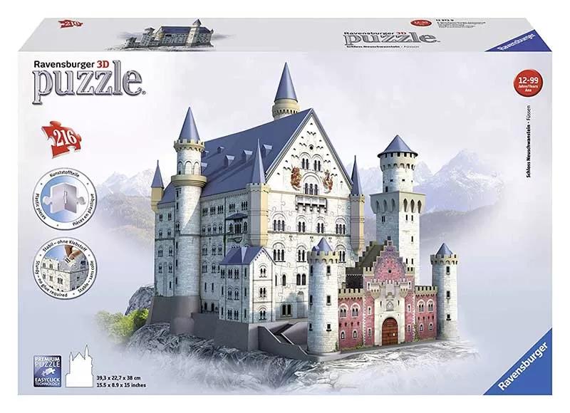 Ravensburger 3D Puzle Zamak Nojšvajnštajn 12573