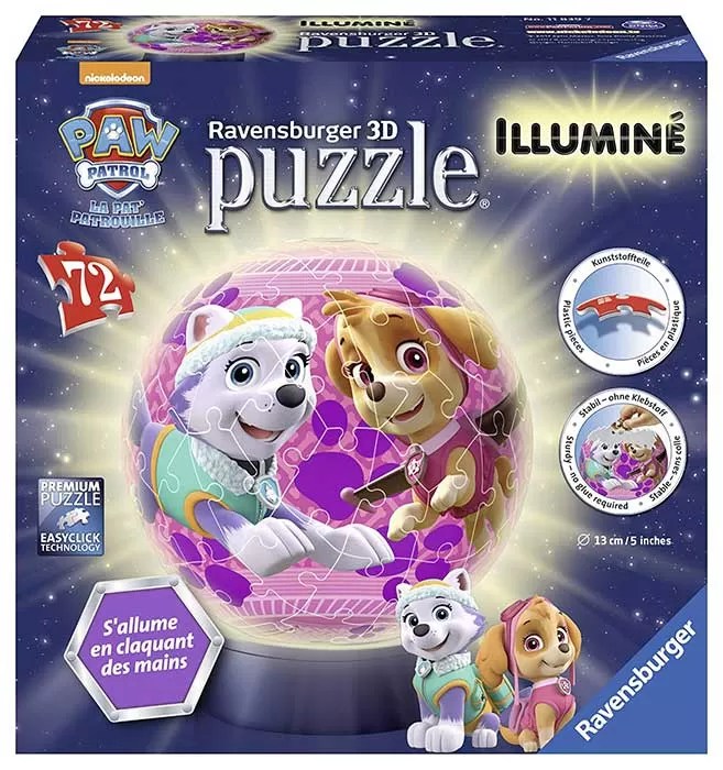 Lampa od puzli Patrolne šape - Ravensburger 11839