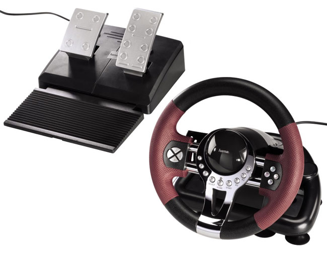 Volan sa papučicama Hama Thunder V5 za PS3 i PC 51845 - Image 1
