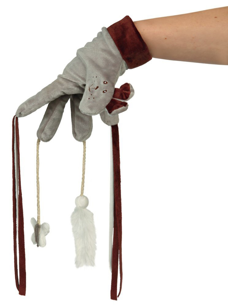 TRIXIE Igračka za mačke RUKAVICA SA IGRAČKAMA