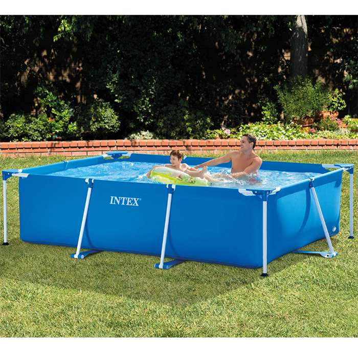 Intex pravougaoni nadzemni bazen 3 x 2 x 0.75 m Rectangular Frame 28272