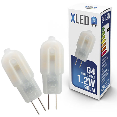 XLED Led Sijalica G4 1.2W 12V 2 komada 021189