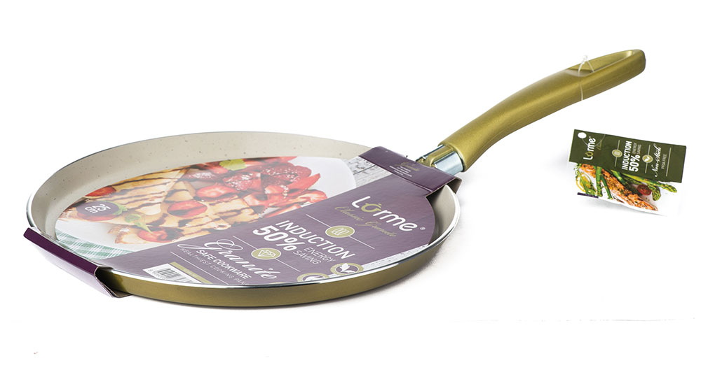 Lorme clasic tiganj granit za palačinke 25cm - Gold