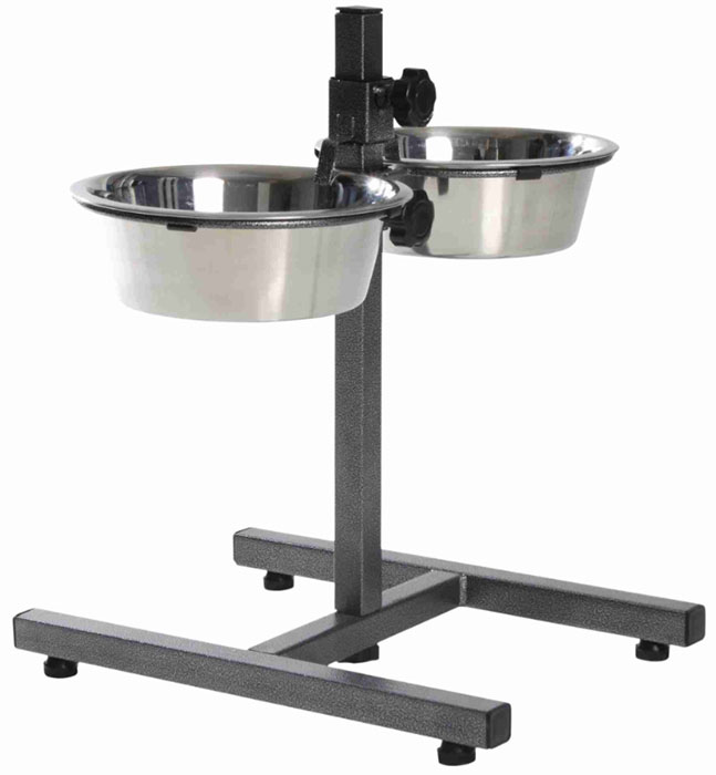 Stalak sa dve posude za hranjenje pasa H60cm Trixie 24923