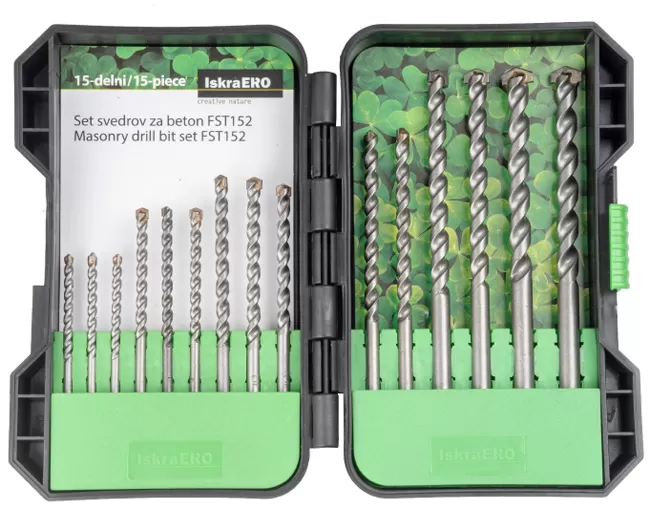 Iskra Set burgija za beton 15 kom. FST152