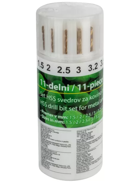 Iskra Set burgija za metal 11 kom. FST111