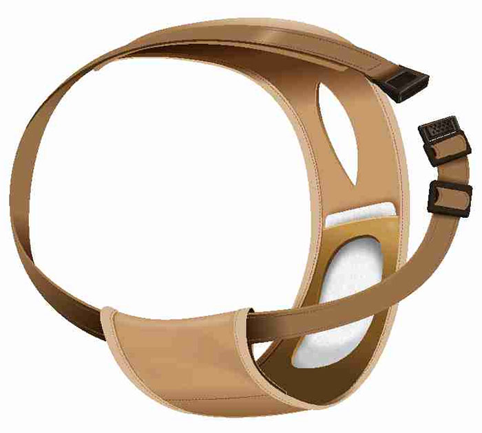 Zaštitne gaćice za ženske pse - struk 50-59cm - boja bež Trixie 23404