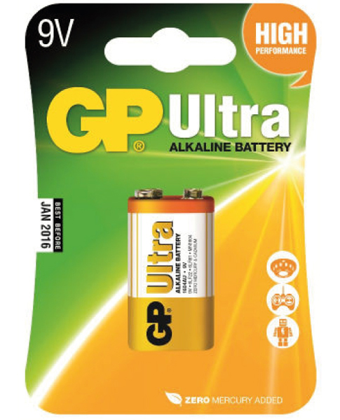 GP alkalna baterija 6LR61 9V GP-6LR61/1BP