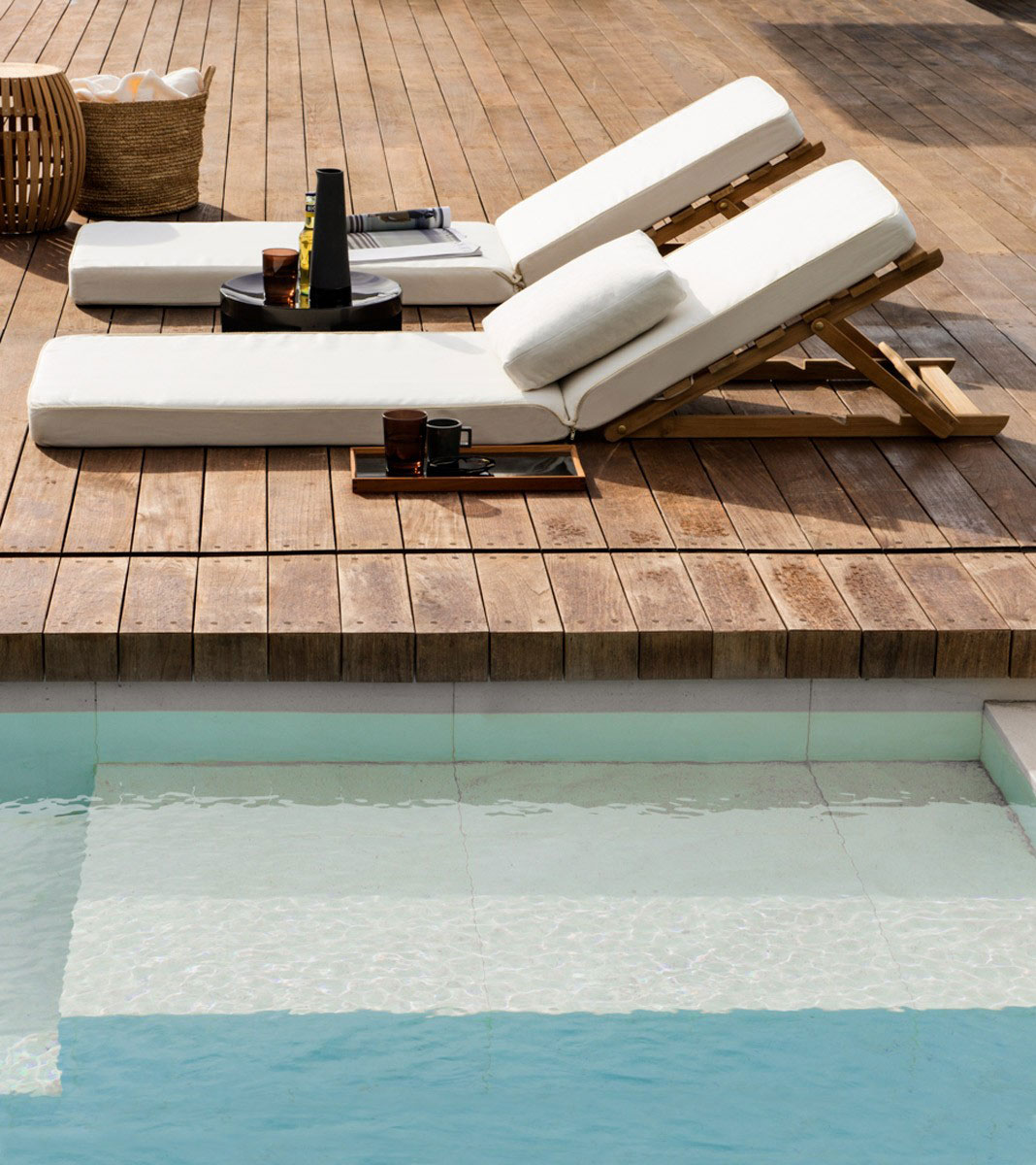 Baštenska Ležaljka Brisas - Drveni Naslon i Dušek