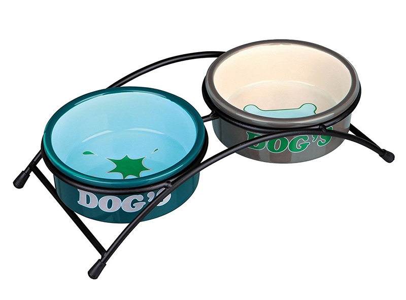 TRIXIE Set od 2 činije na stalku 1l EAT ON FEET