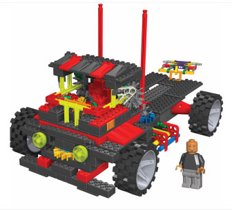 Knex Flatbed Truck - vozilo sa motorom iz serije Roads Rigs KN11910