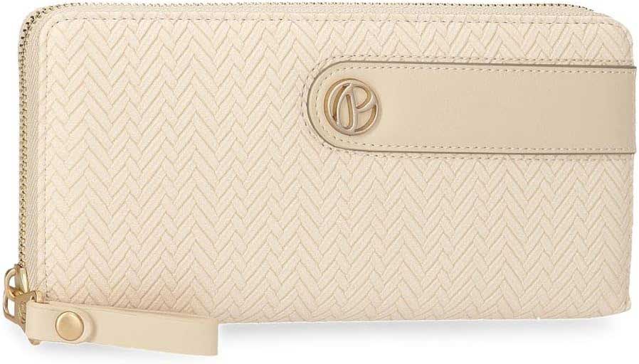 Ženski novčanik 19cm Pepe Jeans Sprig beige 79185