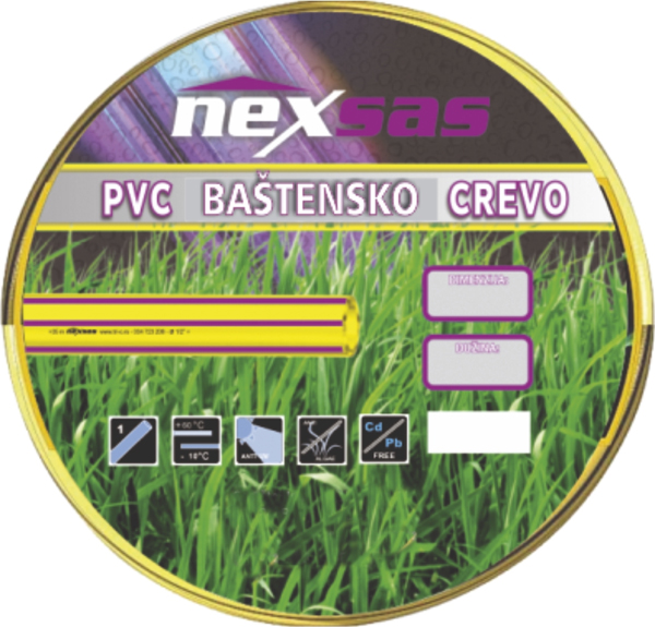 Nexsas PVC baštensko crevo za zalivanje 3/4 x 25m 41390 - Image 1