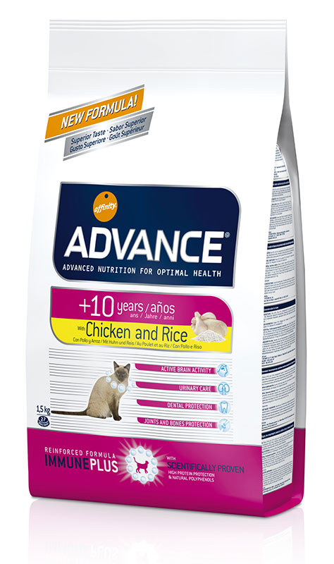 Advance Senior Cat Hrana za mačke - piletina i pirinač 1.5kg