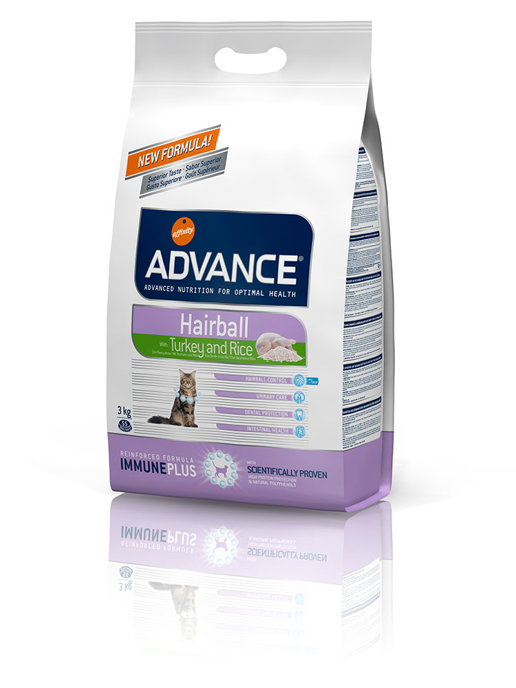 Advance Hairball Hrana za mačke - ćuretina i pirinač 0.4kg