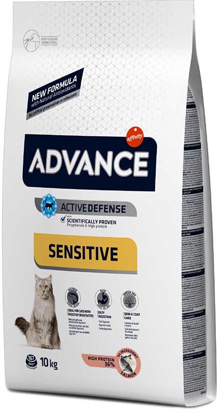 Advance Cat Sensitive Hrana za mačke - losos i pirinač 10kg