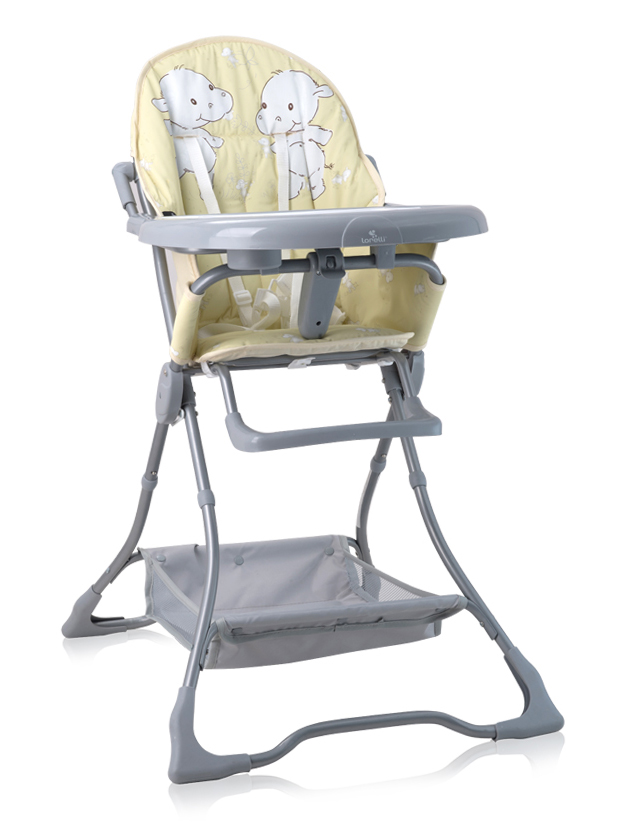 LORELLI Stolica za hranjenje BONBON Yellow Happy Hippo