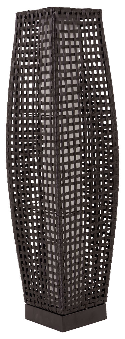 Baštenska Solarna Lampa Od Wicker Ratana 78 cm