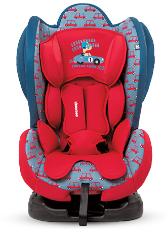 KIKKA BOO Autosedište BON VOYAGE + SPS 0-25kg Red Cars - Image 1