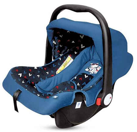 KIKKA BOO Autosedište LITTLE TRAVELER 0-13kg Love Roma - Image 1