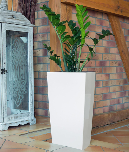 Prosperplast Saksija za cveće sa uloškom Urbi Square 50cm Bela