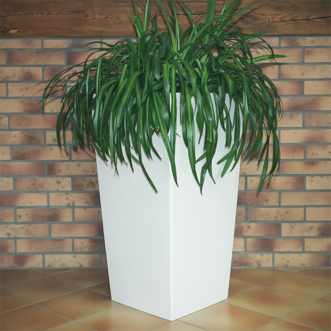 Prosperplast Saksija za cveće sa uloškom Urbi Square 75cm Bela