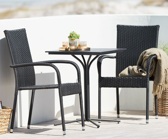 Baštenska garnitura Paulo Sto i dve stolice