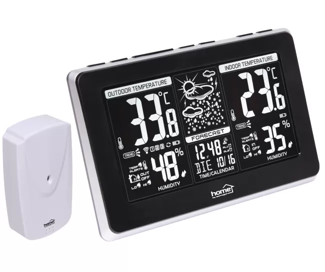 Stoni sat sa kućnom meteo stanicom HCW25