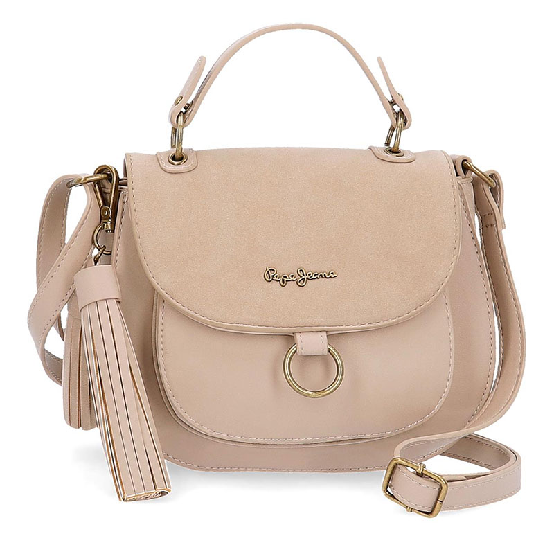 Pepe Jeans Ženska tašnica sa poklopcem Bitmat Beige 75255