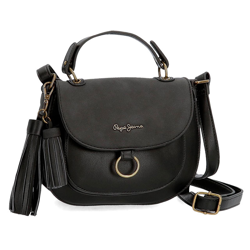 Pepe Jeans Ženska tašnica sa poklopcem Bitmat Black 75255