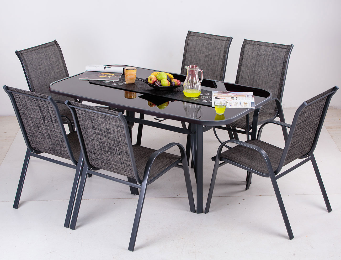 Garnitura Za Sedenje La Paz - Melirane Stolice i Sto Sa Staklom