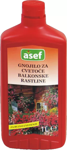 Tečno mineralno đubrivo za cvetne biljke Asef SC 807 1L