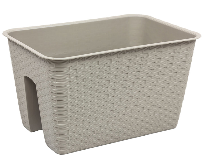 Prosperplast Balkonska saksija Ratolla Rail Mocca DRLB400-7529U