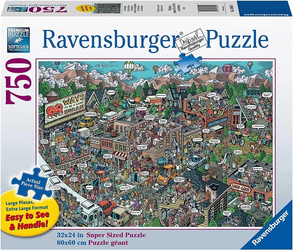 Puzzle slagalica 750 delova Lepo ponašanje u gradu Ravensburger 16804