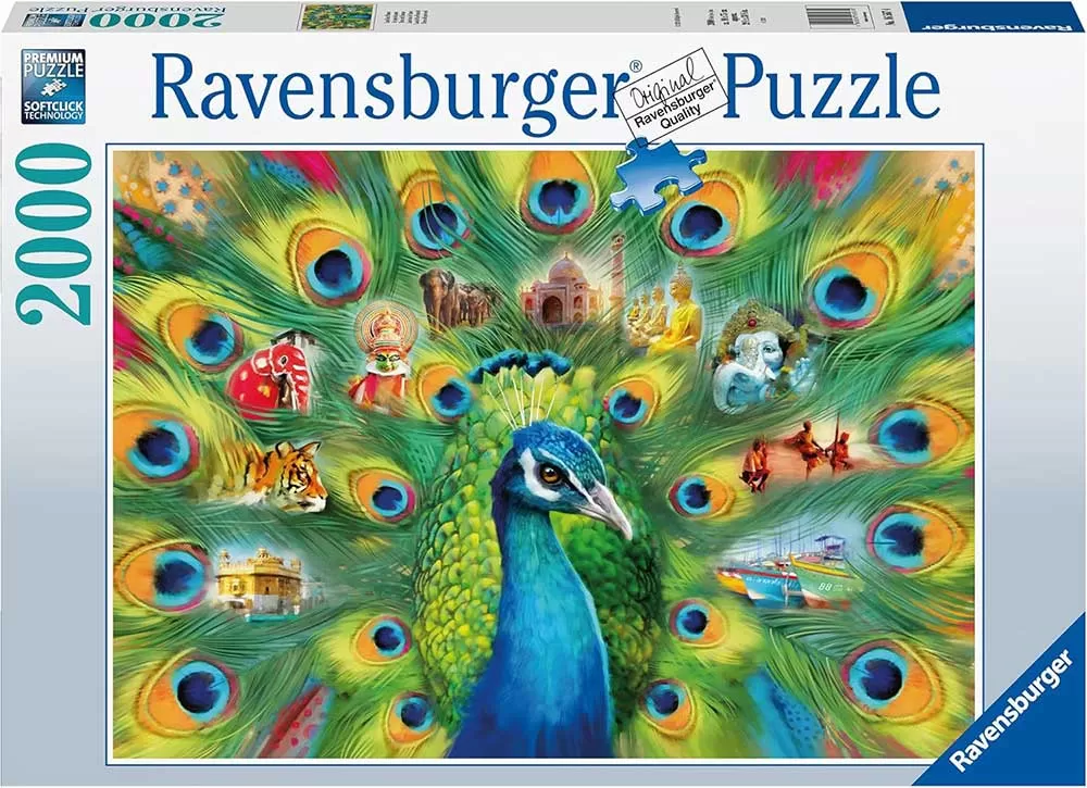 Puzzle slagalica 2000 delova Zemlja paunova Ravensburger 16567