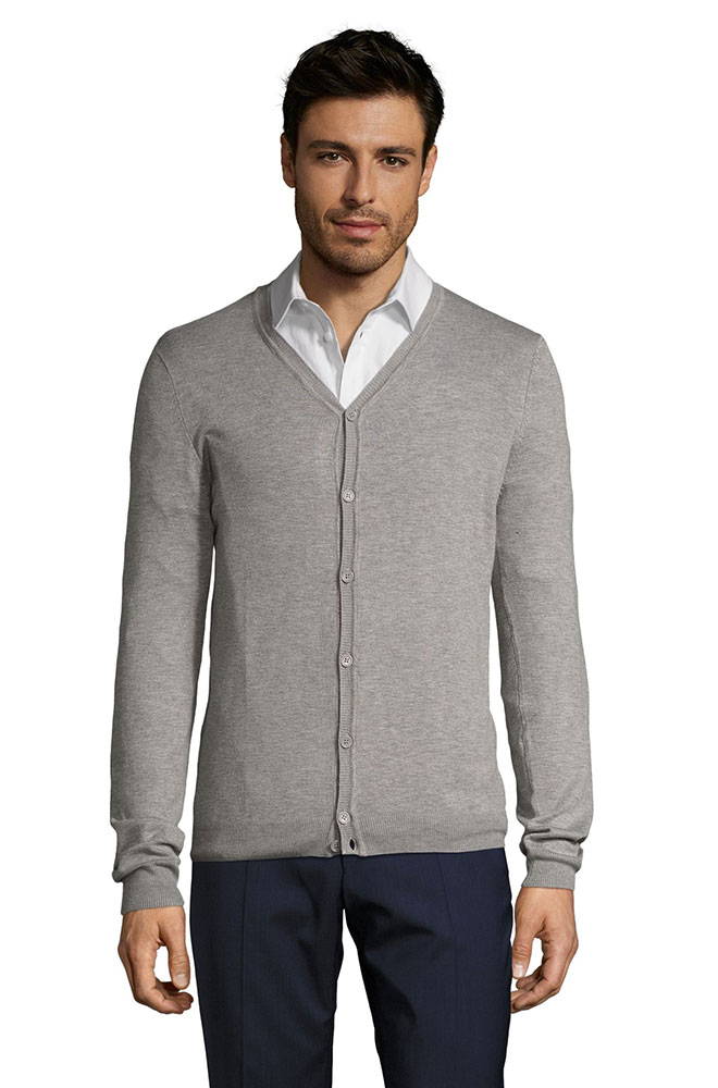 Sols Muški džemper na kopčanje Griffith Grey veličina 3XL 01715