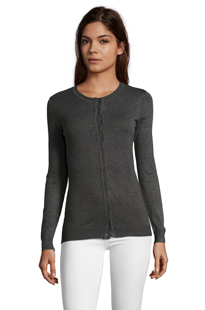 Sols Ženski džemper na kopčanje Griffin Charcoal veličina XL 01716