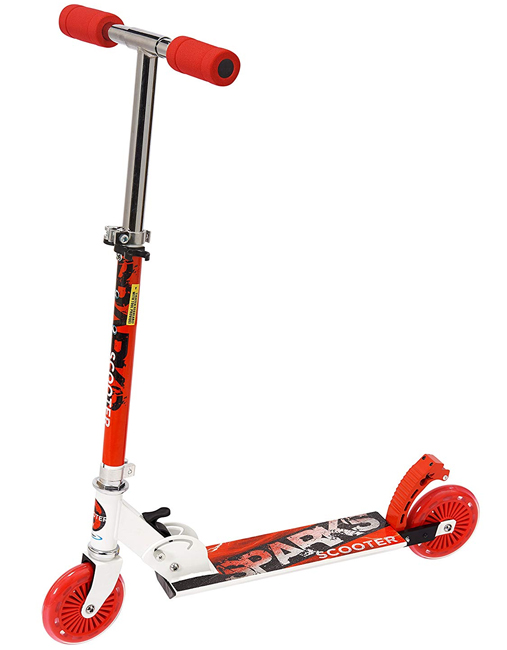 Trotinet koji proizvodi varnice Stamp Sparks crveni JB222001