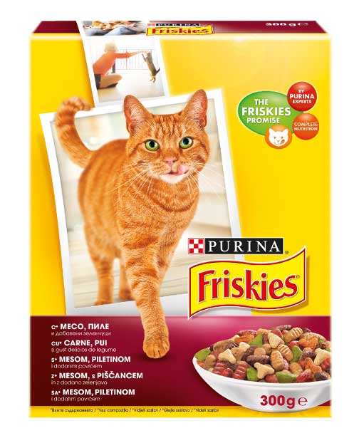 Friskies Hrana za mačke - meso, piletina i povrće - 300g 