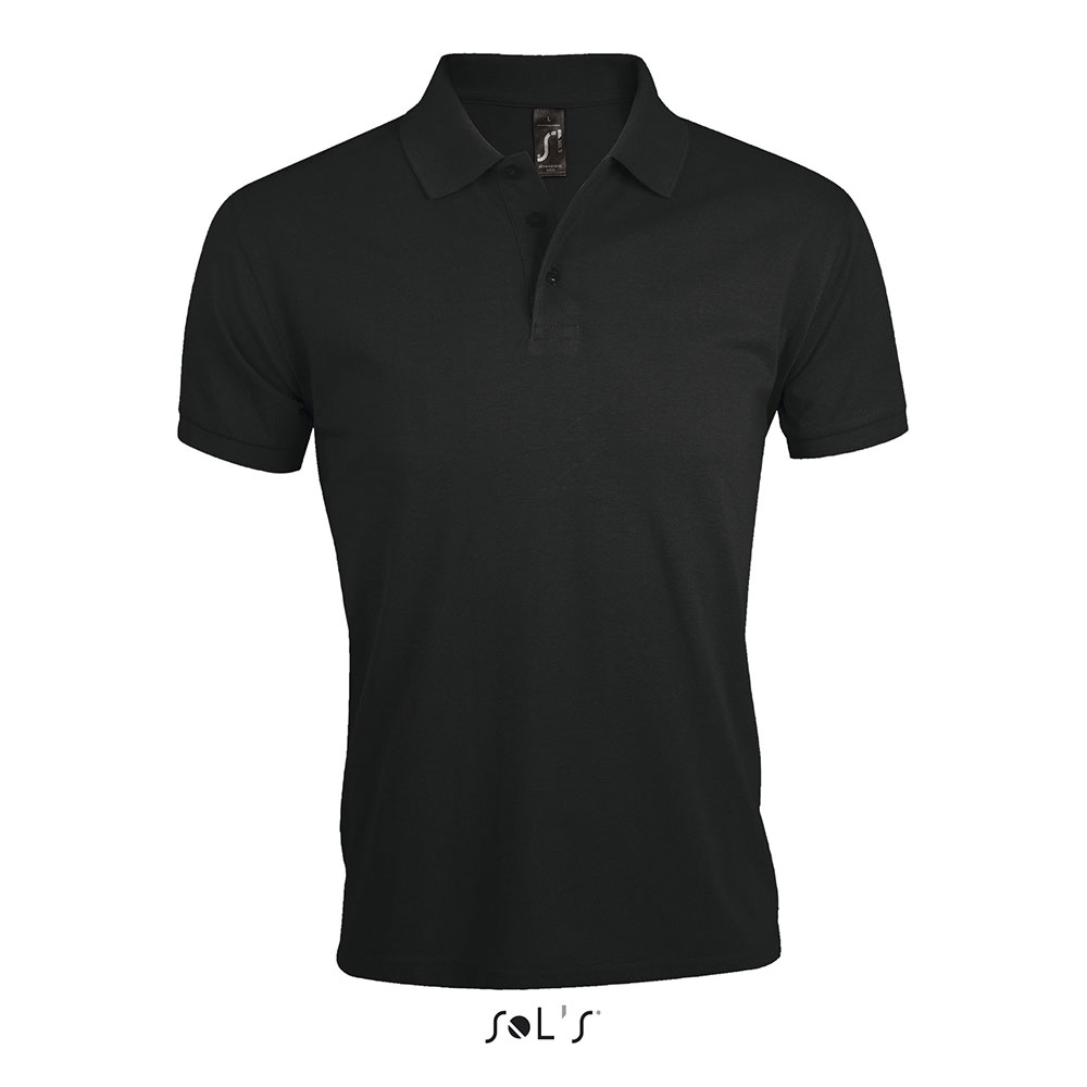 Muška polo majica sa kratkim rukavima Prime Black vel. XXL Sols 00571