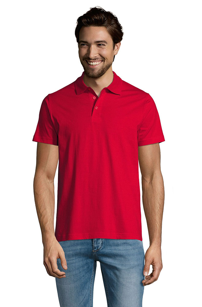 Sols Polo majica Precsott Red veličina M 11377