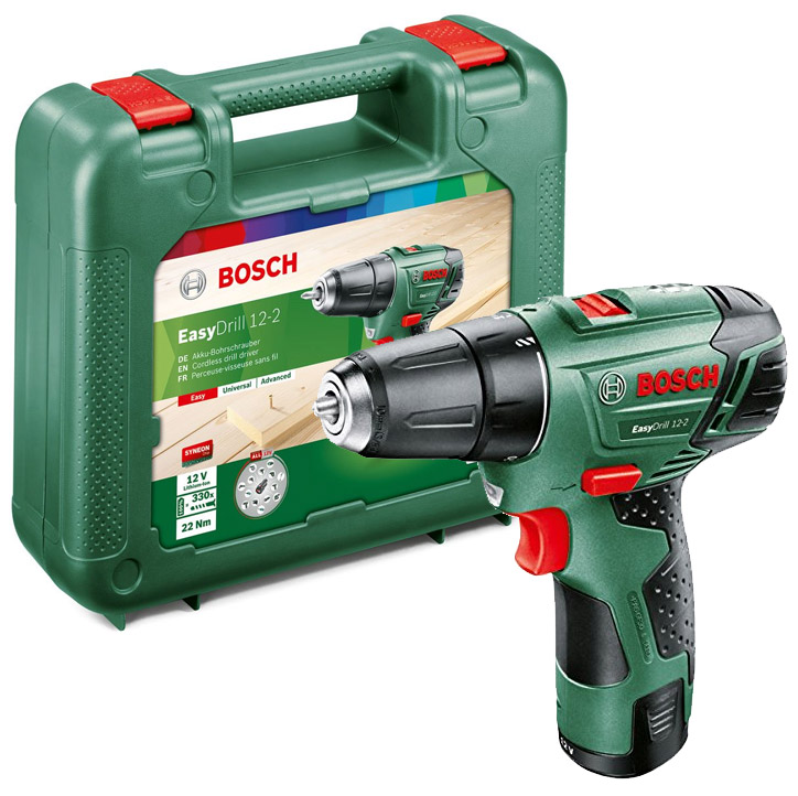 Bosch Akumulatorska dvobrzinska bušilica EasyDrill 12-2