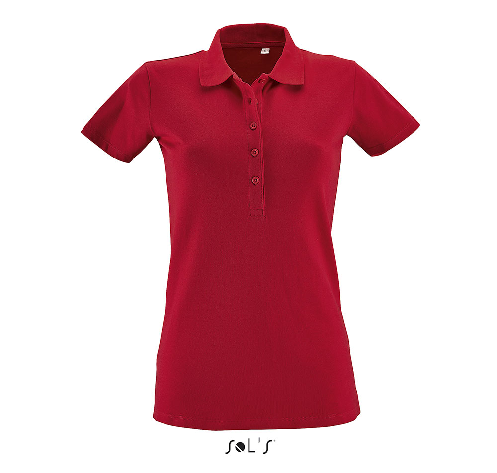 Sols Ženska majca sa kragnom Phoenix Red veličina L Sols 01709