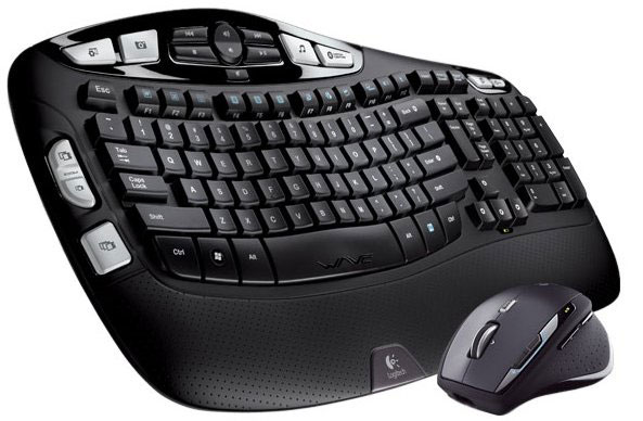 Logitech® Cordless Desktop® Wave Pro™